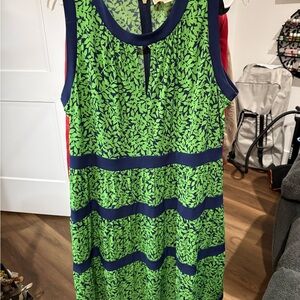 Michael Kors Green and Navy Dress